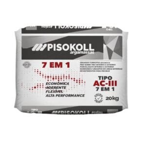 Argamassa Pisokoll AC-III CINZA 7 em 1